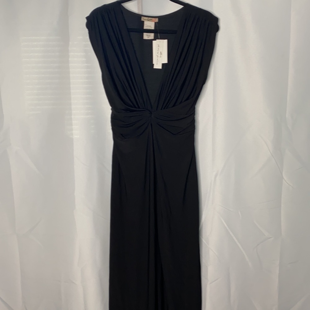 Love Squared Women's Plus Knot-Front Sheath Dress - Picture 2 of 7